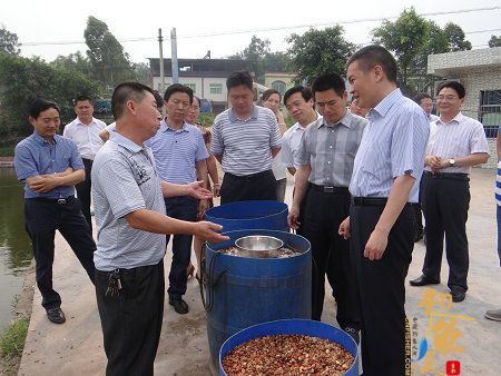 重庆永川区方军区长深入到农业园区渔业养殖基地开展调研 图