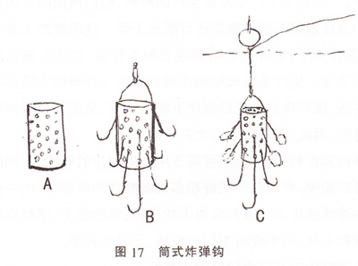 钓鲢鱼用炸弹钩的方法 组图