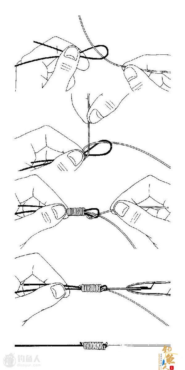 路亚飞蝇钓的常用钓组及线组的绑法