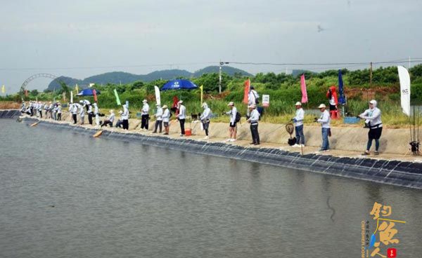 全国岸钓路亚锦标赛选拔赛在阳江对岸村举行