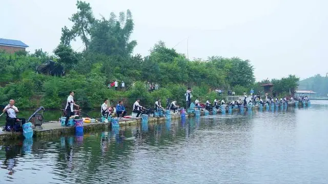四川自贡首次承办国家级钓鱼赛事 200余名全国钓友齐聚火箭湖同场竞技